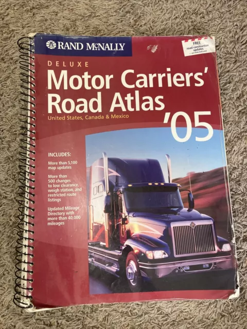 Rand McNally 2005 Motor Carrier's Road Atlas United States Canada Mexico 2005