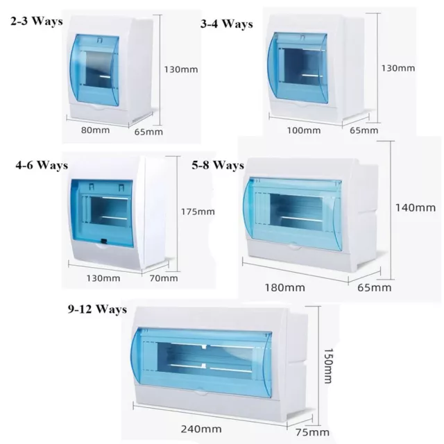 Protection Box Electric Transparent Cover Plastic Boxes Project Case 2
