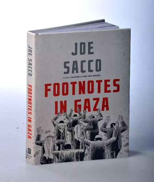 Footnotes In Gaza Joe Sacco A War Crime Invesigation Hardcover Graphic Novel