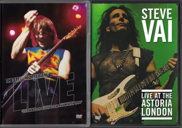 Steve Vai Live At The Astoria London DVD 2DVD & Steve Morse Live Baden Baden 90