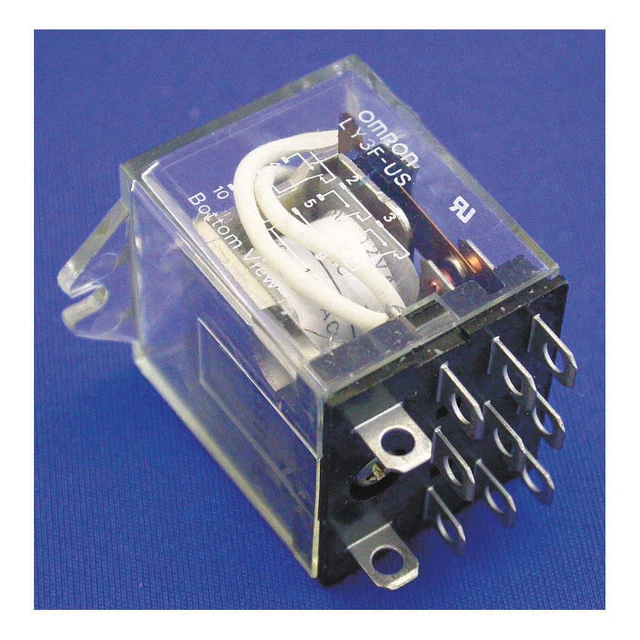 OMRON MY3F-DC24 Flange Relay,24VDC,11 Pins,5A @ 240V AC