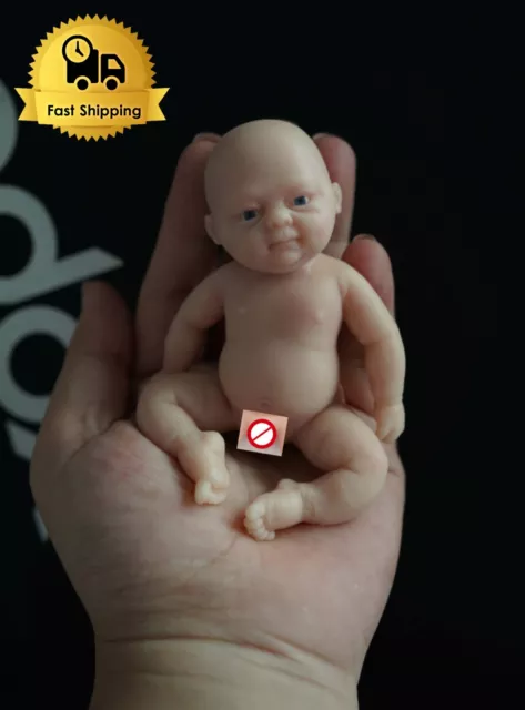 4.5" Micro Preemie Full Body Silicone 13cm bady girl " zoe'' Doll Reborn Doll