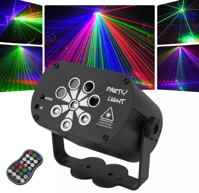 Christmas Lights Laser Light Projector Stage Lighting LED RGB Party Decor Lamp