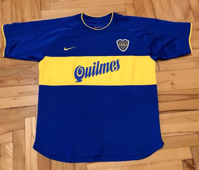 Vintage Boca Juniors 1999/2000/2001 Home Football Soccer Jersey Shirt Trikot XL