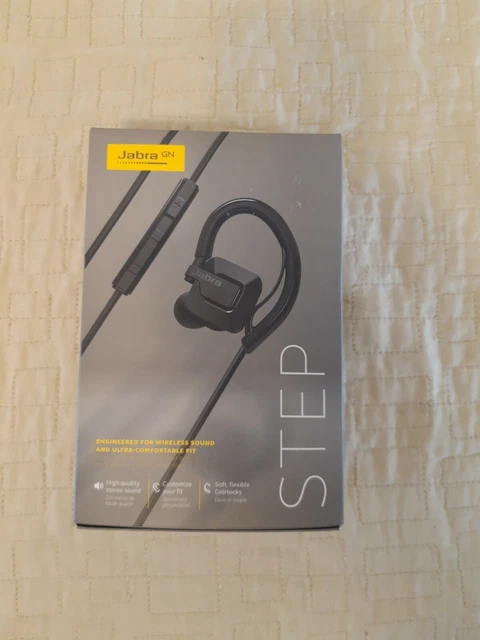 JABRA STEP WIRELESS Bluetooth Stereo Earbuds Black 29.99