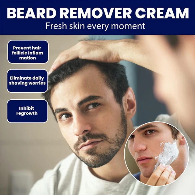 2023 Men Permanent Hair Removal Cream Beard Body Instrument Body Skin Care *1
