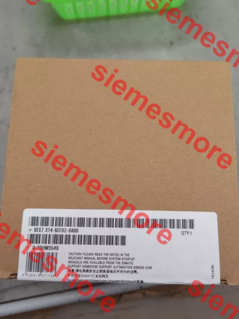 1 pieza Siemens 6ES7314-6CF02-0AB0 SIMATIC S7-300 CPU 314C-2DP
