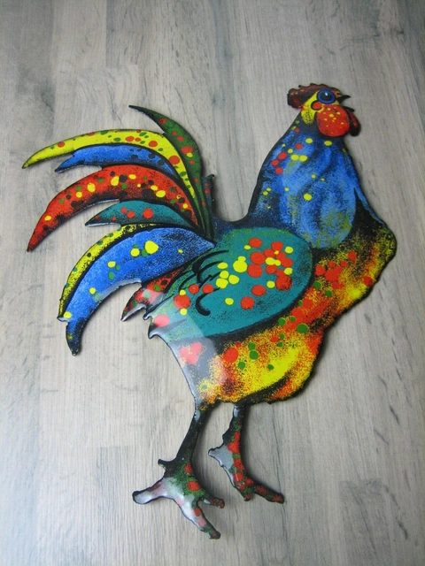 Dessous De Plat Vintage En Fonte, Motif Coq, Super Déco Rétro Pour La Cuisine