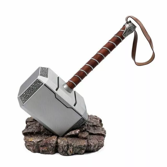 Full Metal 1:1 The Avengers Thor Hammer Replica Prop Mjolnir Aluminum