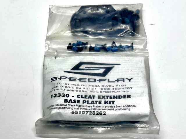 Speedplay extender plate deals
