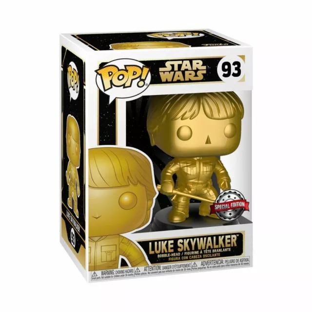 Star Wars - Luke Skywalker Gold Metallic US Exclusive Pop! Vinyl [RS]-FUN4301...