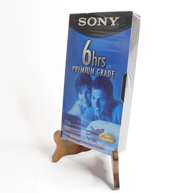 Sony T120VL Premium Grade VHS Video Tape Black VHS Recordable