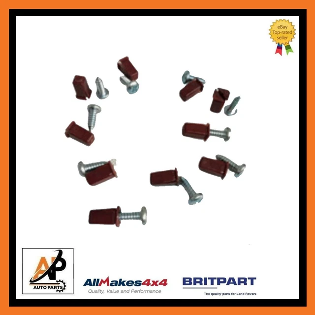 50x Floor Panel Fixing Captive Grommet Locknut Nut Clip For Land