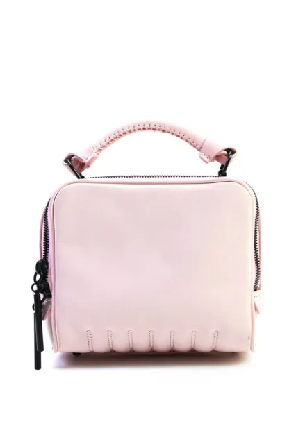 3.1 Phillip Lim Womens Leather Crossbody Shoulder Handbag Ballet Pink