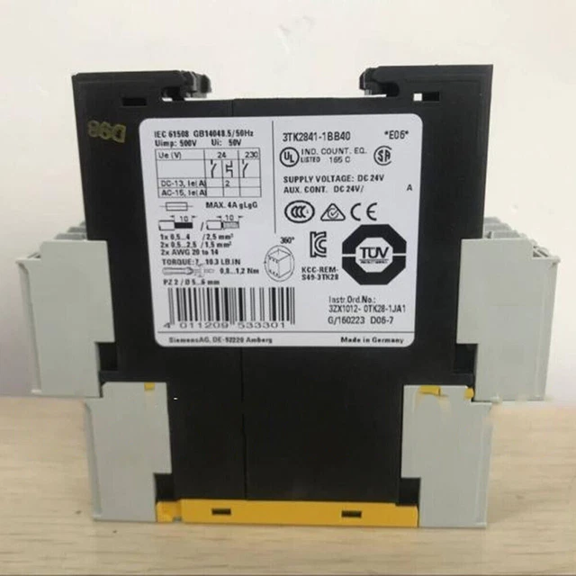 24V For Siemens Safety Relay 3TK2841-1BB40