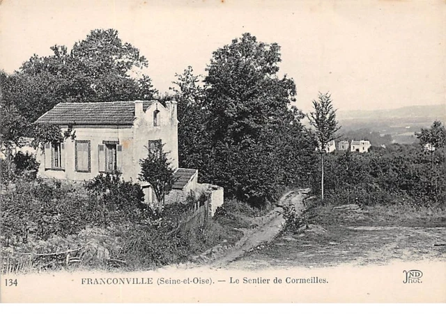 95 .n° 110630 . franconville . le sentier de cormeilles .
