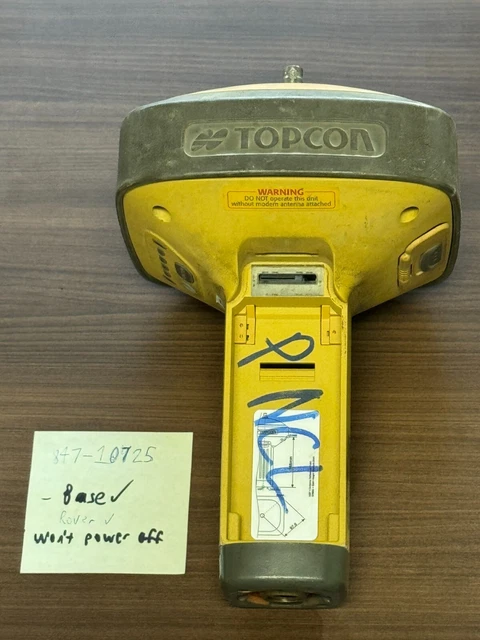 Topcon Serial Number TOPCON GR-5 GPS RTK Receiver Serial # 847-10725 $3,250.00 - PicClick CA
