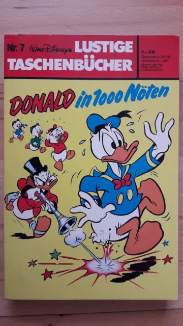 Walt Disneys Lustige Taschenbücher Nr.7 von 1981 Donald in 1000 Nöten - TOP Z0