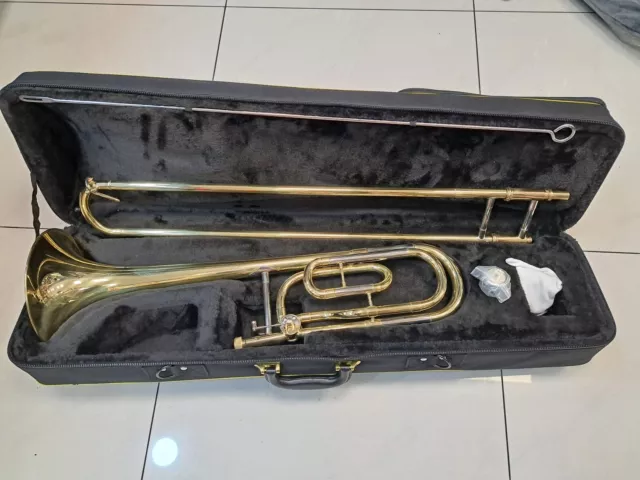 Comet 4001291 Trombone Basso Fa/Sib Con Ritorta A Coulisse + Astuccio