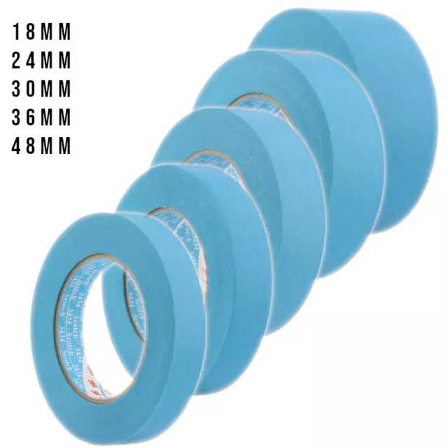 3M Scotch Tape 3434 blaues Polierklebeband Abdeckpand Lackierband 18 - 48mm x 50