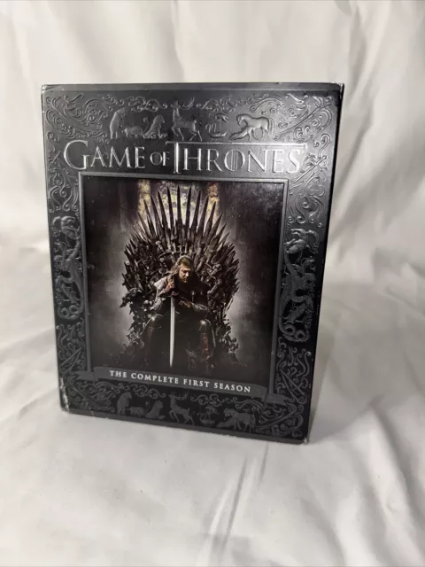 Game of Thrones: The Complete First Season  Blu-ray, 2015, 5-Disc Set) HBO DVD