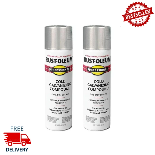 RUSTOLEUM PROFESSIONAL COLD Galvanizing Compound Spray Paint 20 oz
