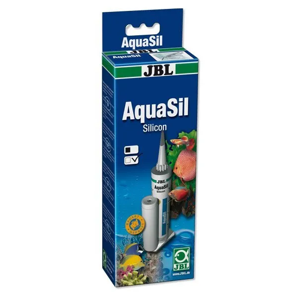 JBL AquaSil transparent 80ml - Silicone pour aquarium