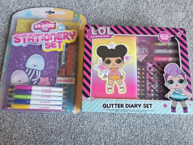 Brand New Lol Surprise Stationary Set & Secret Diary Bundle - 2 Items