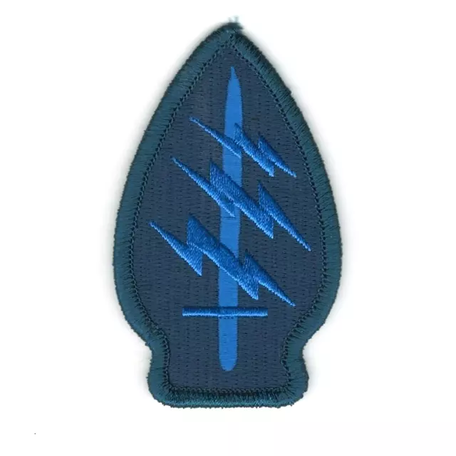 Blue Camouflage Army Special Forces Command SSI Patch Fits For VELCRO® BRAND
