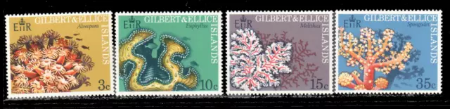 Gilbert & Ellice Islands Scott 199-202 Mint Never Hinged SCV 2.70