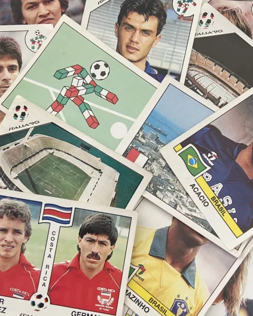 PANINI Italia 90 World Cup 1990 Stickers - Complete your collection!