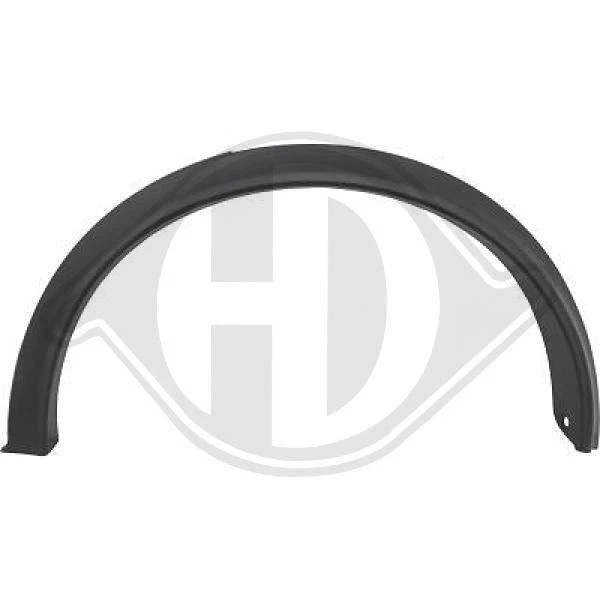 DIEDERICHS Kotflügelverbreiterung Radlaufverbreiterung 6075067 hinten links