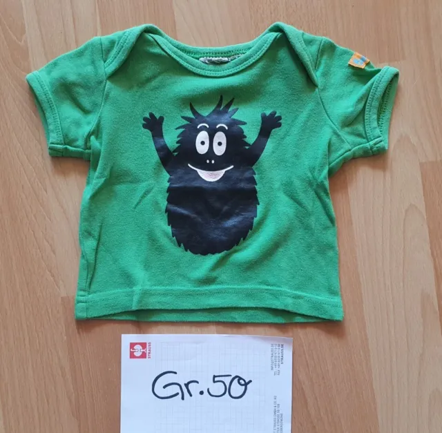 Baby Barbapapa T-Shirt Shirt Größe 50 Junge Mädchen uni grün