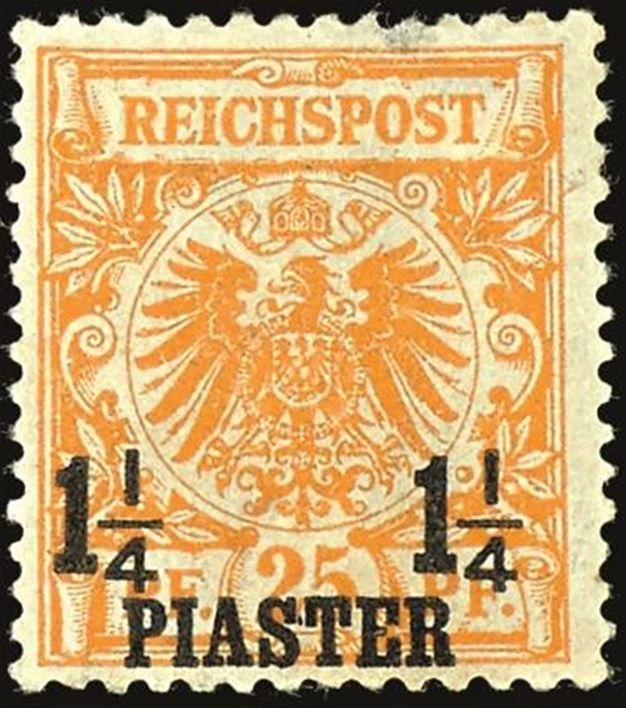 32733) Deutsche Post in der Türkei MiNr. 9a * gepr Richter Attest Jäschke-L. BPP