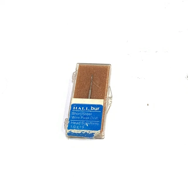 Hall Bur  Short/Steel Wire Pass Drill 1.0mm x 19mm Orthopedic