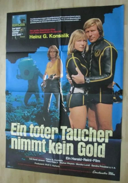 Filmplakat - Ein toter Taucher nimmt kein Gold ( Horst Janson , Monica Lundi )