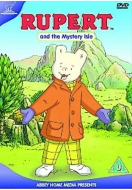 RUPERT BEAR 3 Adventures DVD and the Mystery Isle Mirrorland Marsh Mystery UK R2