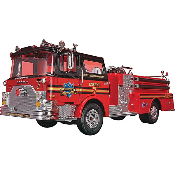 Level 2 Snap Tite Max Model Kit Mack Fire Pumper Truck 1/32 Scale Model by Re...