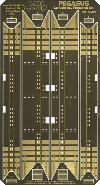 Battlestar Pegasus Landing Bay Photoetch Set / Galactica Paragrafix - PGX168