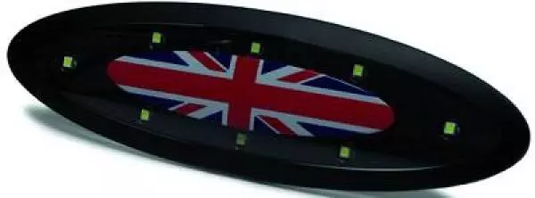 Luce interna TUNING 06-10 modello LED con disegno UNION JACK nera