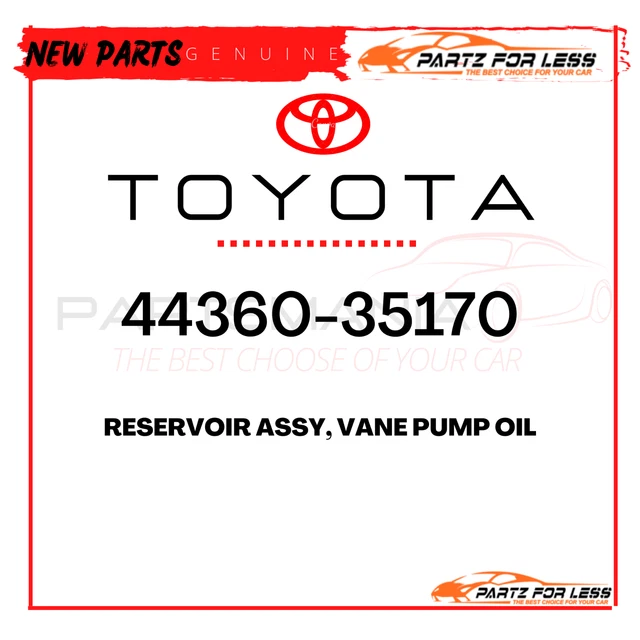 44360 35170 TOYOTA GENUINE Reservoir Assy Vane Pump Oil 4436035170 New 