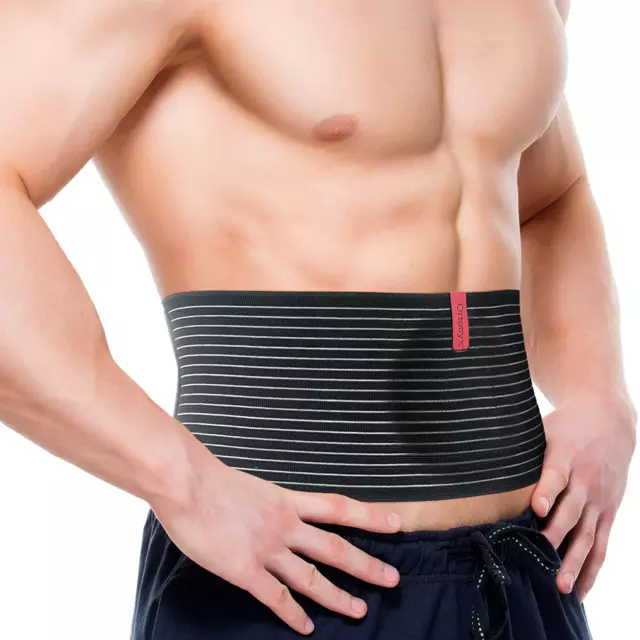 ORTONYX Umbilical Hernia Belt for Men and Women - Abdominal Support Binder with