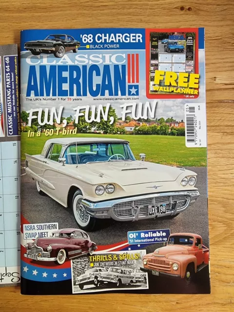 Klassisches Amerikanisches Magazin Mai 2024 Ford Thunderbird Dodge Ladegerät V8