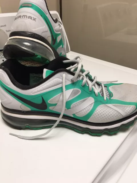 NIKE AIR MAX Fitsole Mens Running Shoes 13 Grey Teal Turquoise