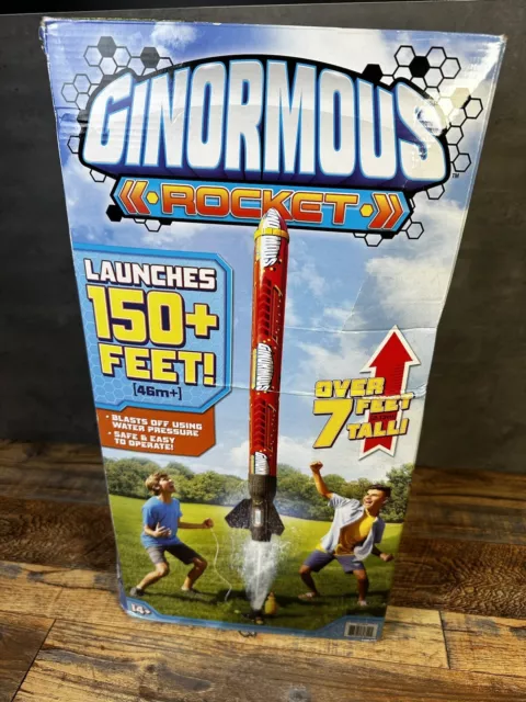 Ginormous Water Powedred Rocket 7+ Feet Launches 150+ Feet New GDM74