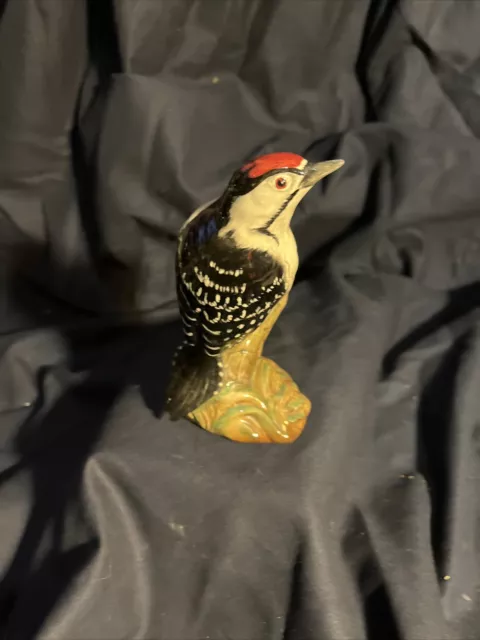 Vintage Beswick British Bird Lesser Spotted Woodpecker Model No 2420 VGC