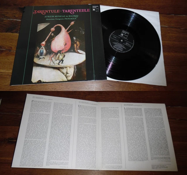 独LP Atrium Musicae De Madrid, Gregorio Paniagua Tarentule ~ Tarentelle  (-180g) HM379 HARMONIA MUNDI 未開封 /00400 Atrium Musicae de Madrid, Grégorio Paniagua – Tarentule