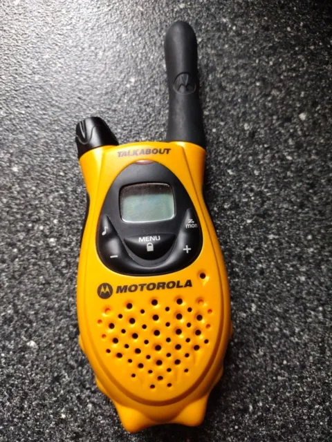 Motorola Talkabout T5530 Yellow & Black Walkie Talkie w/ Belt Clip Replacement