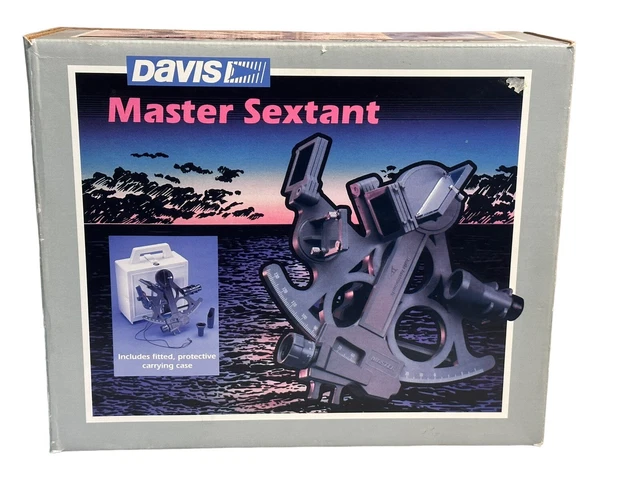 Davis Master Sextant Telescope Standard Mark 15 #026 Nautical Marine W/ Case