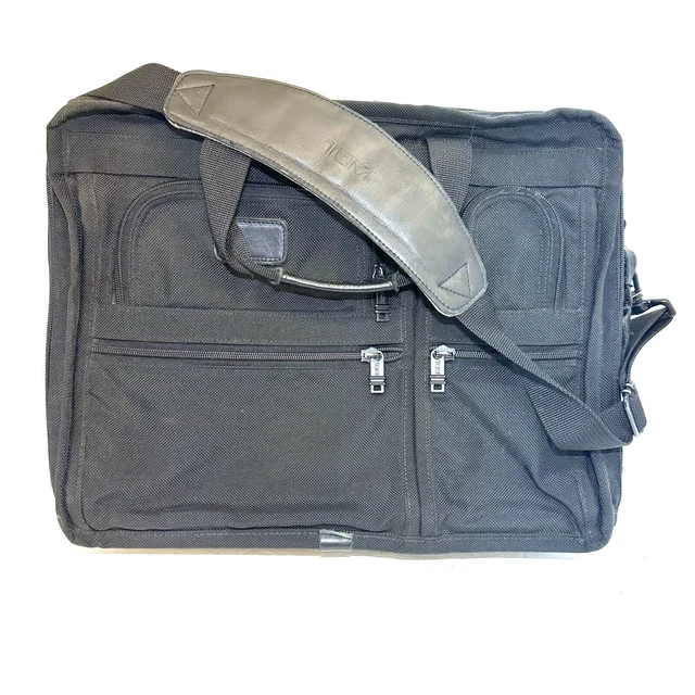 TUMI ALPHA 2624D3 Large Expandable Briefcase Laptop Bag Ballistic